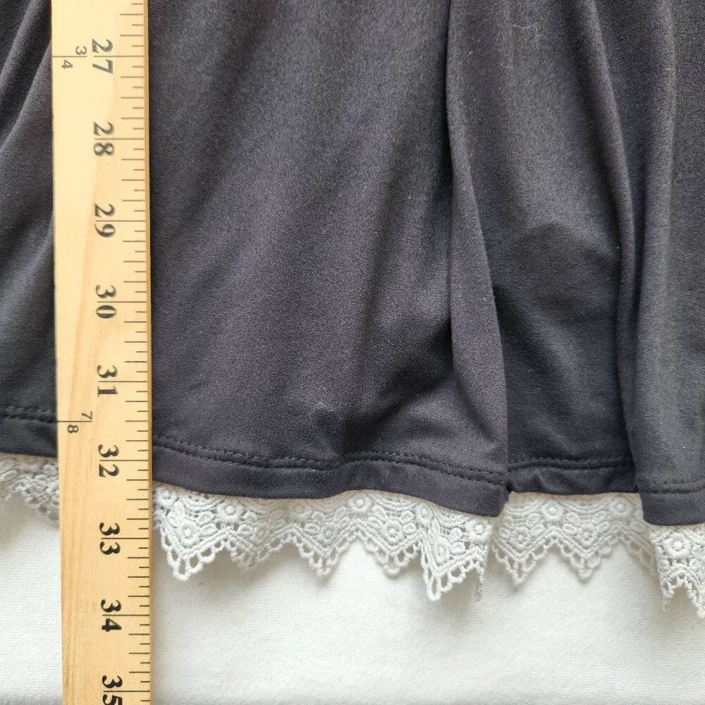 Hot Topic Mushroom Dress Embroidered Lace Hearts Summer Cottagecore Cute Fairy - Picture 15 of 15